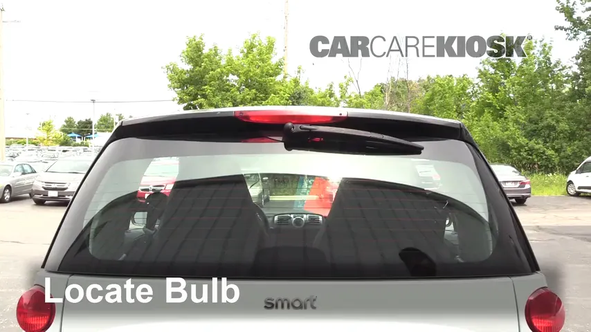 2014 Smart Fortwo Passion 1.0L 3 Cyl. Lights Center Brake Light (replace bulb)